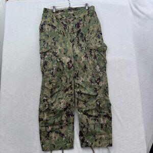 US Navy Type III Cargo Pants Mens M 32x30 Green NWU AOR2 Digital Camo Ripstop